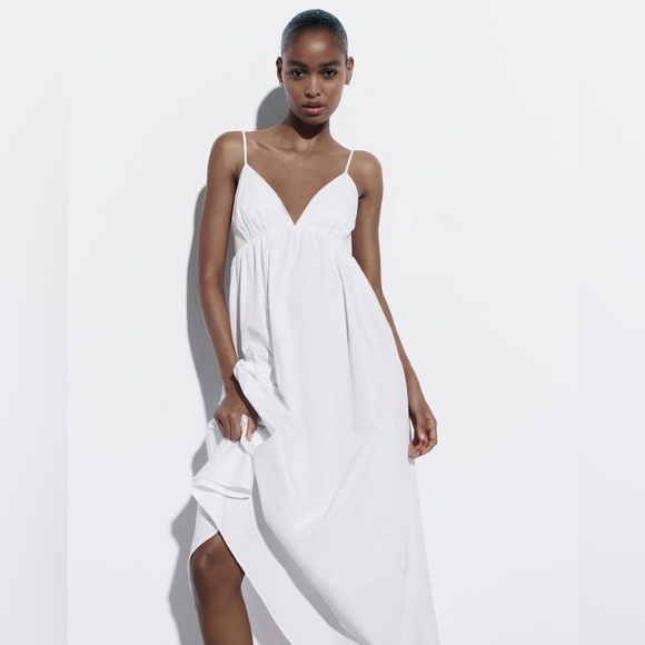 Zara Gabardine Dress - Picture 4 of 7